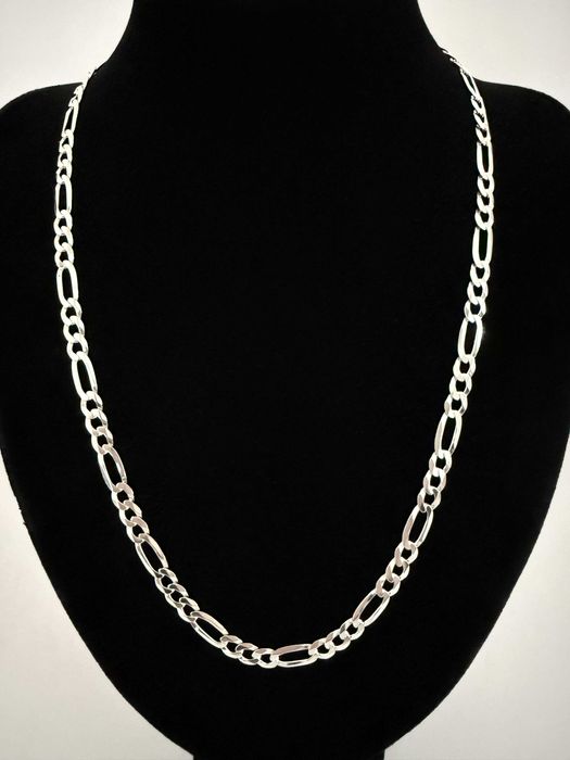 Srebrny Łańcuszek splot Figaro 57 CM 21 GRAM ! PR. 925 Okazja !