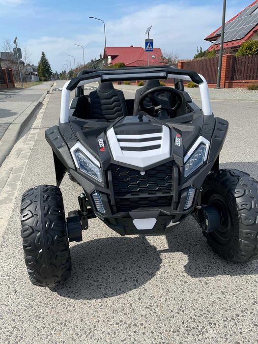 NOWY Ogromny Buggy Auto na akumulator dla 2 dzieci 4X200W 24V samochód