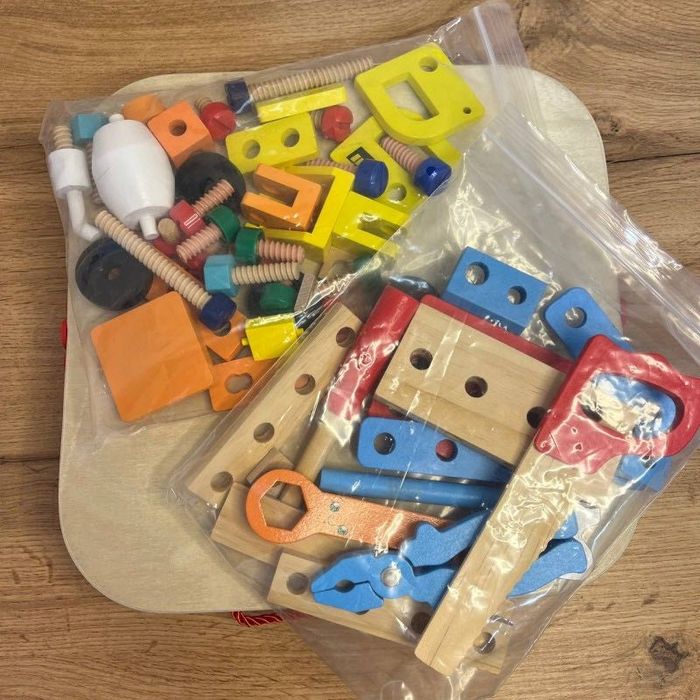 Дитячій дерев'яний конструктор від 3-х років