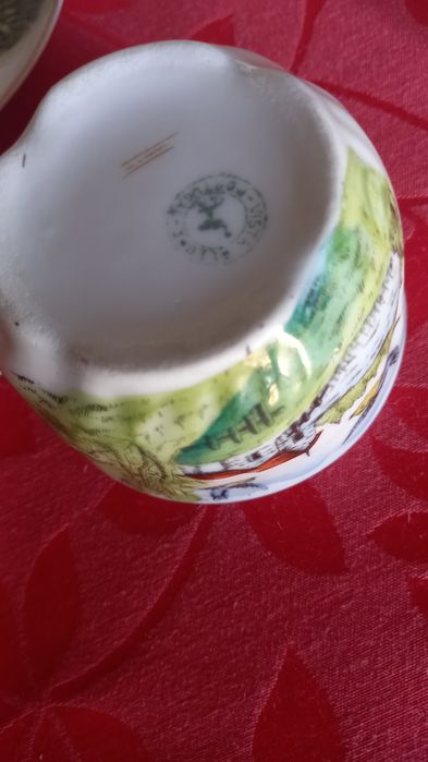 Chávenas vista alegre cegonha antigas porcelana Vista Alegre (descida de preço)