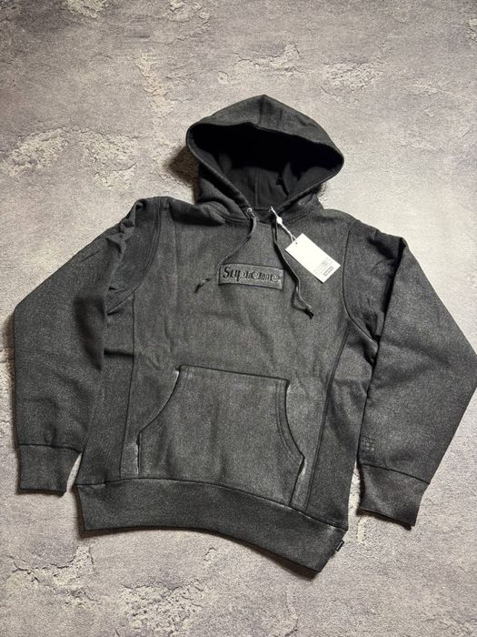 Худі Supreme x MM6 Maison Margiela foil box logo