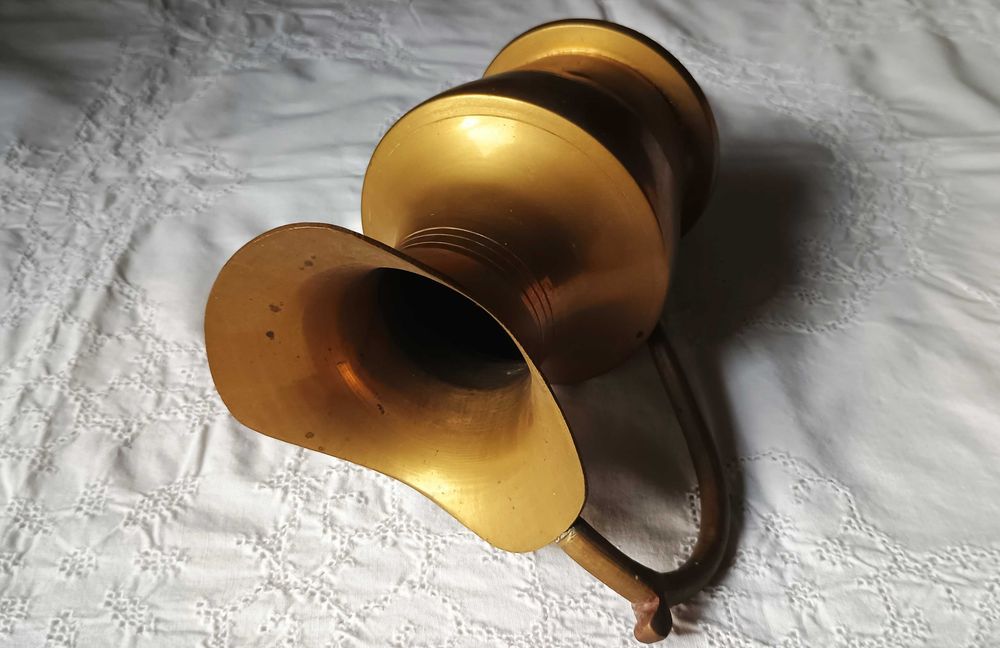 Mosiężny dzbanek/wazon ok. 14 cm