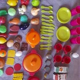 Cozinha Infantil com Sons e Luzes + Lote de Acessórios e Alimentos