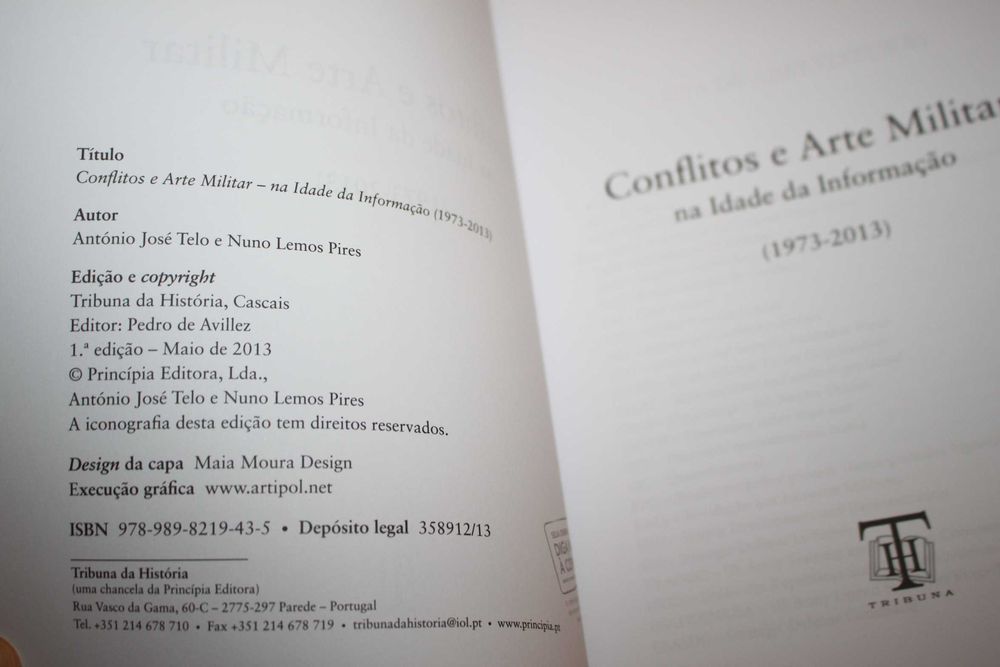 Conflitos e Arte Militar//António José Telo