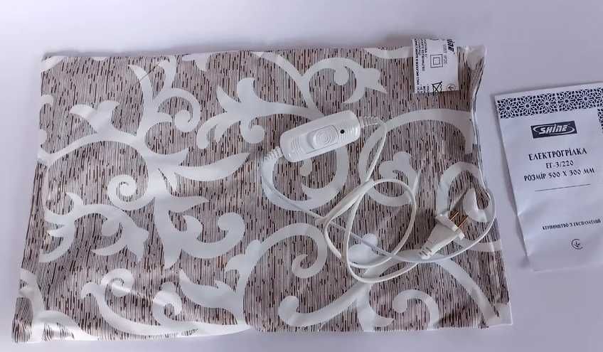 Електрогрілка ЕГ-3/220 50 х 30см Shine,Грілка електрична SHINE 55 вт
