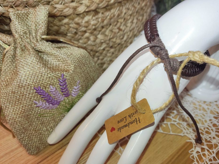 Браслет handmade в подарунковому мішечку