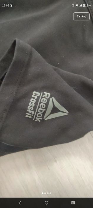 Spodenki Reebok czarne damskie
