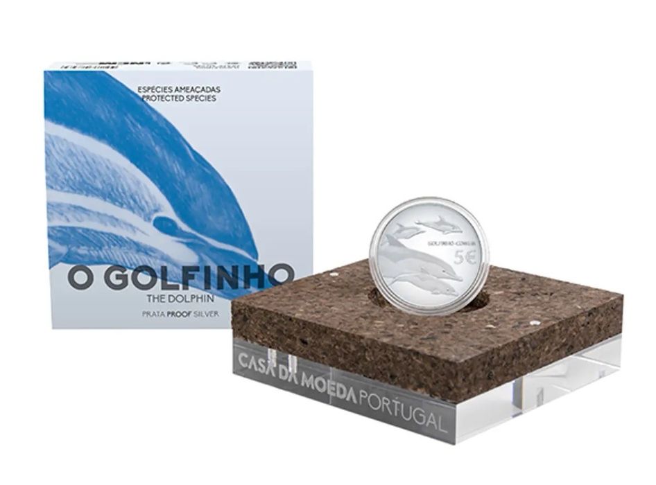 Portugal 2020 - Moeda prata proof - golfinho