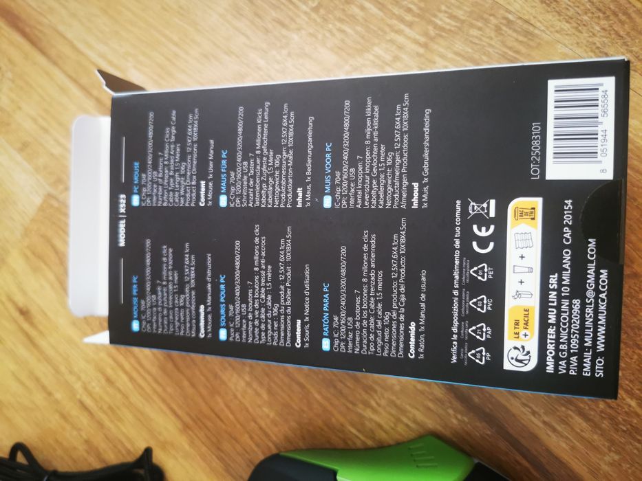 Mysz gamingowa Wesdar X523
