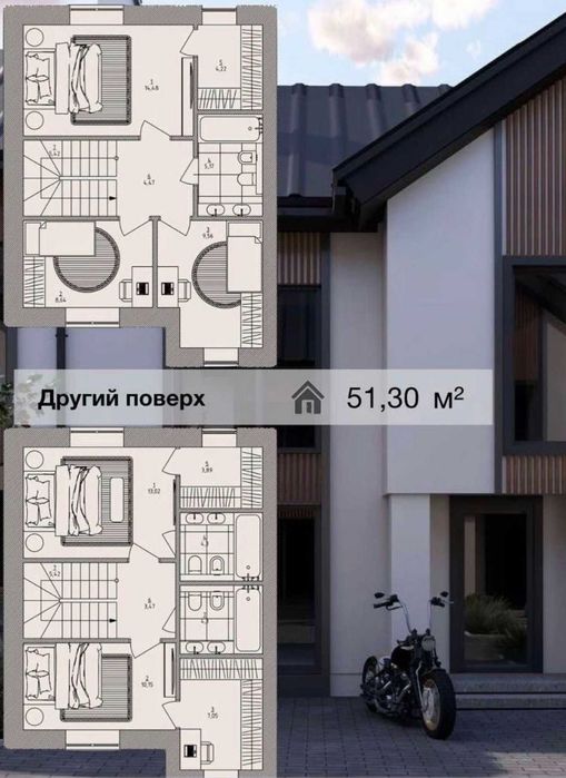 ТАУНХАУС за ціною квартири - Ірпінь парк Незнайки, прямо навпроти нього. закритий двір, якість топ, з виїздом на в. Університетська Ирпень