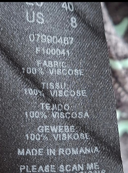 Collusion spódnica midi 38 M next lato tatuum naree h&m z wiskozy zielona