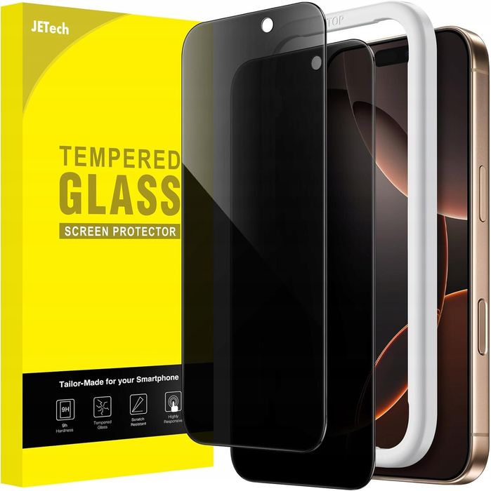 outlet jetech szkło hartowane privacy 9h do iphone 16 pro max 2 sztuki
