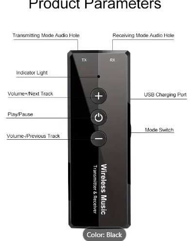 Adaptador Bluetooth 5.0 Áudio Transmissor e Receptor Dual Mode para TV, Computador, Alto-falantes e Fones de Ouvido NOVO