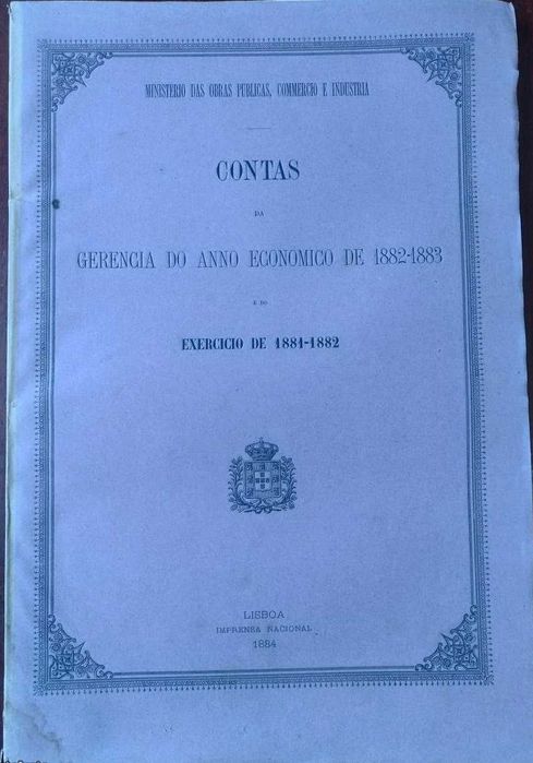 Ministério das Obras Públicas, Comércio e Industria 1884