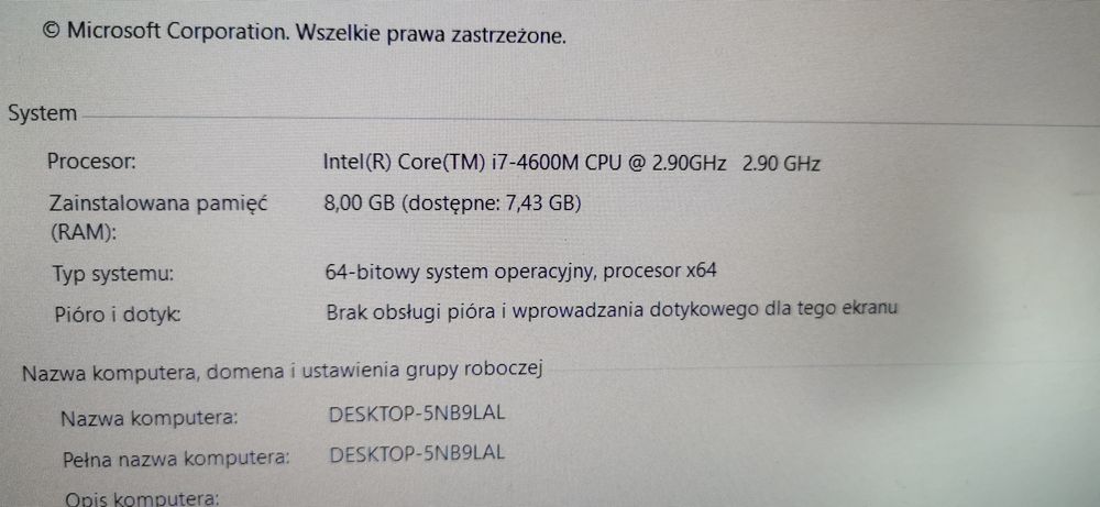 Laptop Zbook  i7 8gb Quadro 2100m 2GB