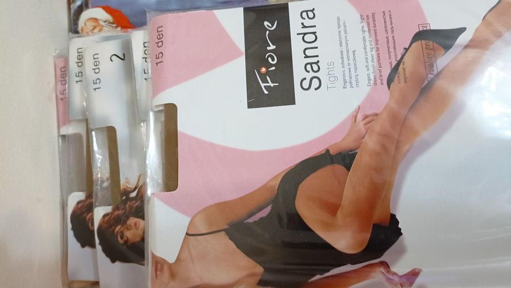 Rajstopy damskie lycra den 15 zestaw 5 sztuk