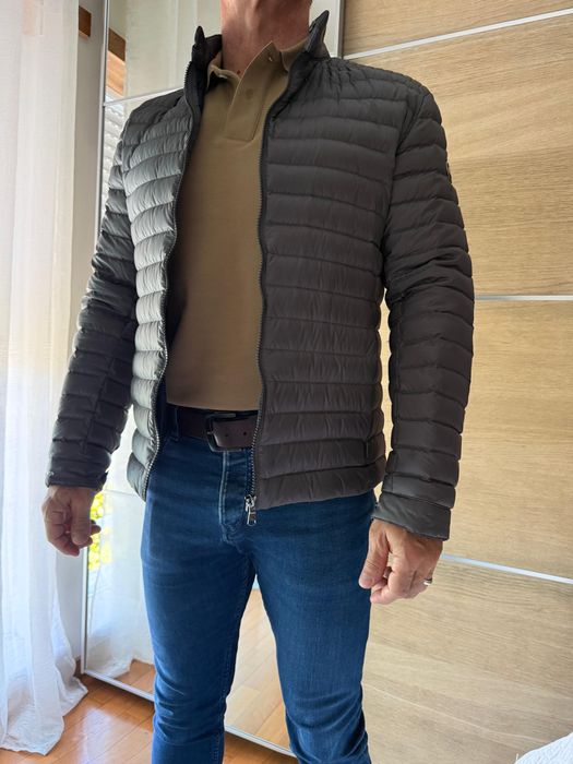 Blusao Colmar de penas cinzento