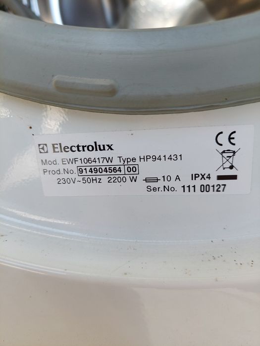 Pralka Electrolux EWF 106417W uszkodzona na części