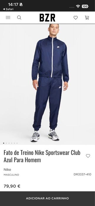 Fatos treino nike originais