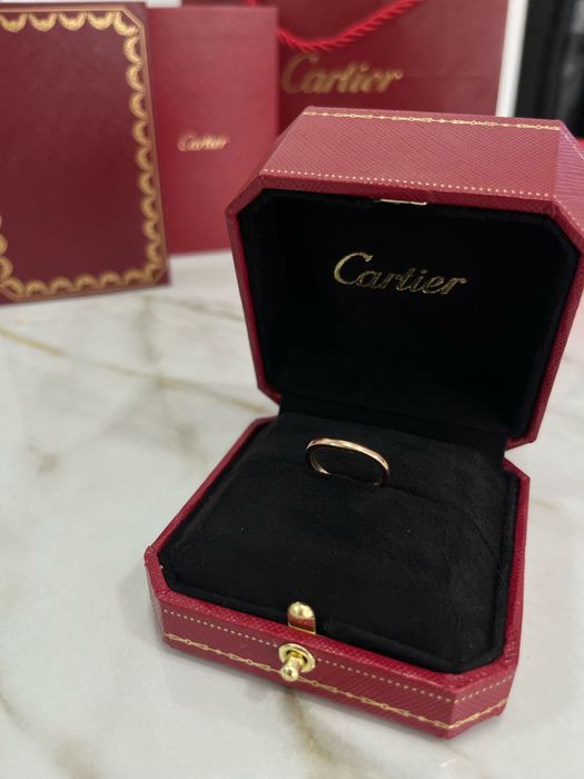 Anel Cartier Balletine Curved 18kt. Rose Gold ORIGINAL