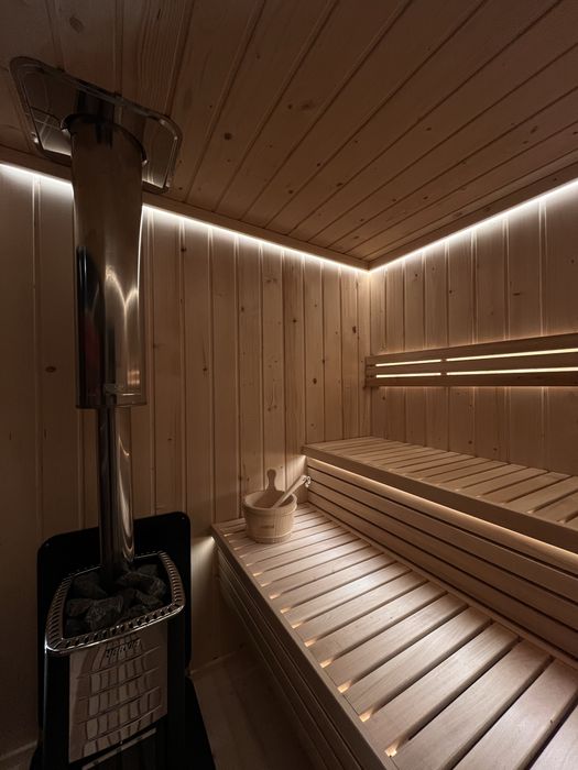 Sauna Balia ogrodowa domowe spa jacuzzi domek letniskowy inwestycja