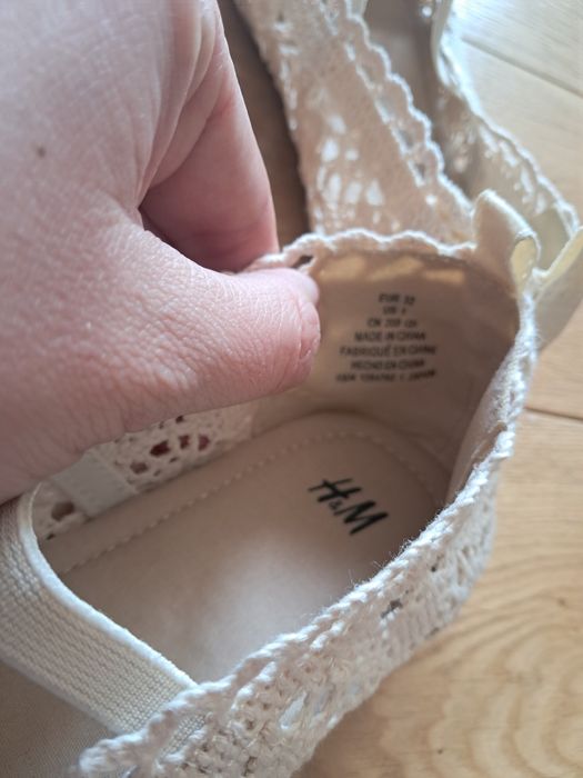 Baleriny espadryle h&m 32