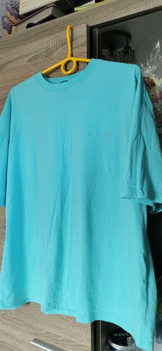 Komplet turkusowy t-shirt + spodenki