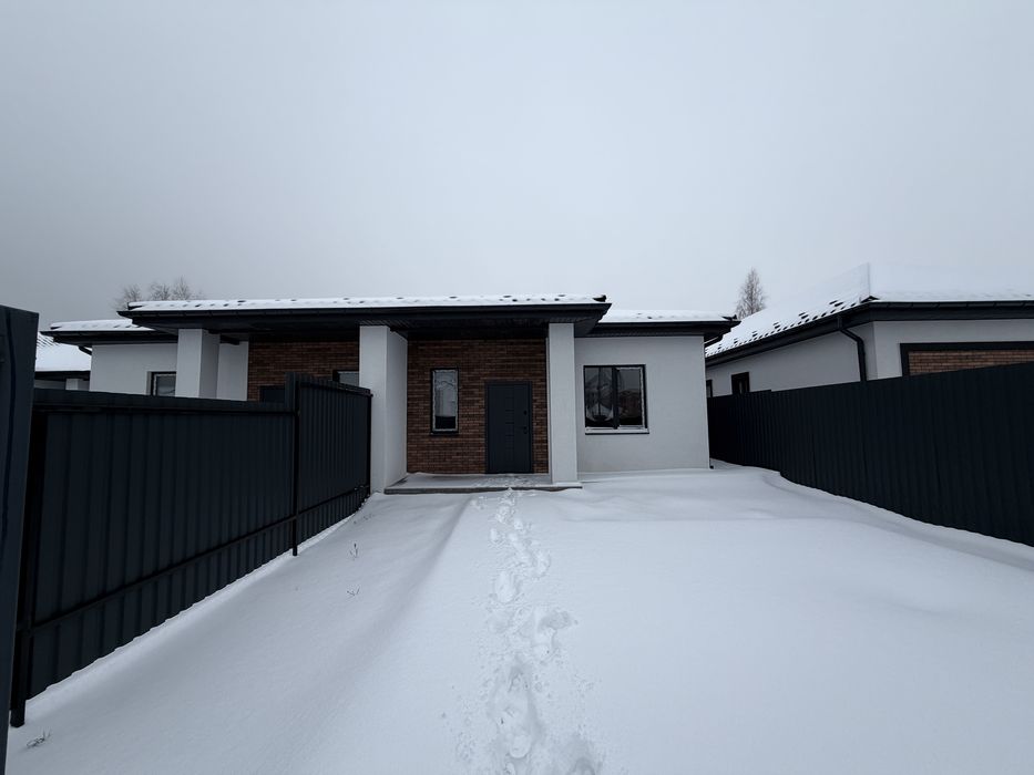 Сучасний одноповерховий дуплекс 80м2 , газ! Михайлівка-Рубежівка