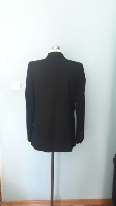 Zara Żakiet klasyczny ,taliowany z atłasowymi klapami roz.S