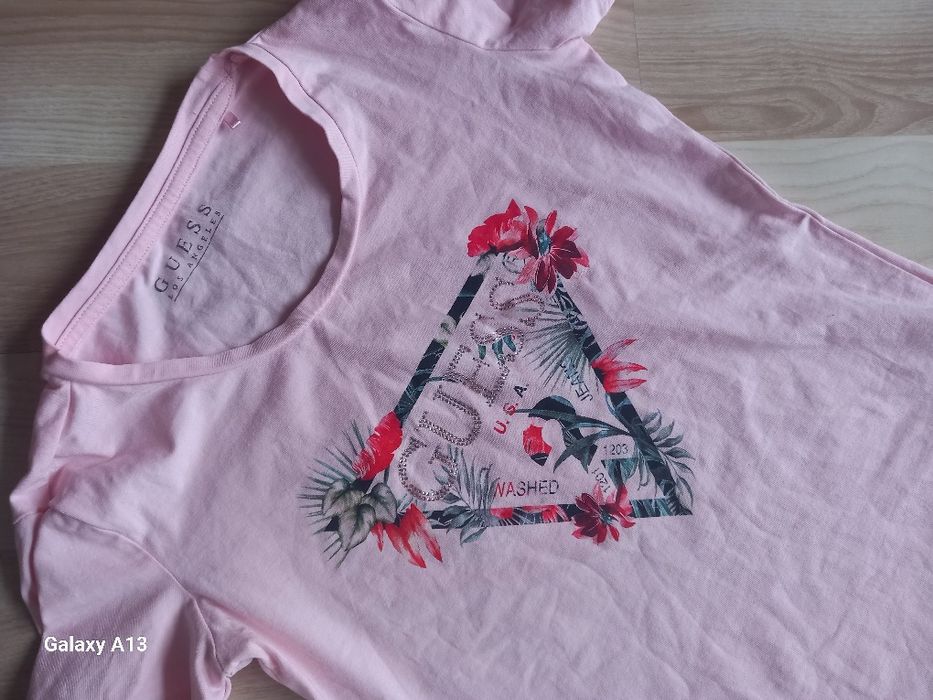 Guess różowa oryginalna bluzka xs
