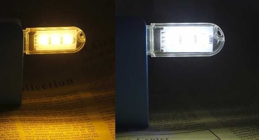 Светодиодный Мини фонарик, Брелок, USB лампа, LED