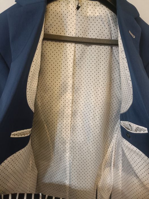 Garnitur męski granatowy