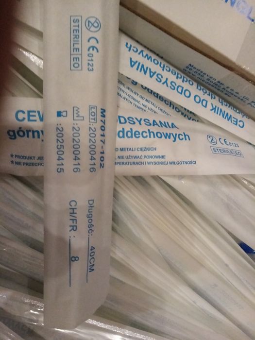Cewniki do odsysania górnych dróg oddechowych