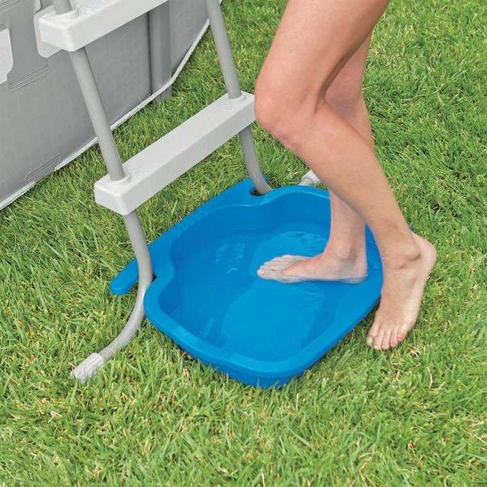 Lava-pés para Piscina (c/encaixe para escada) Azul