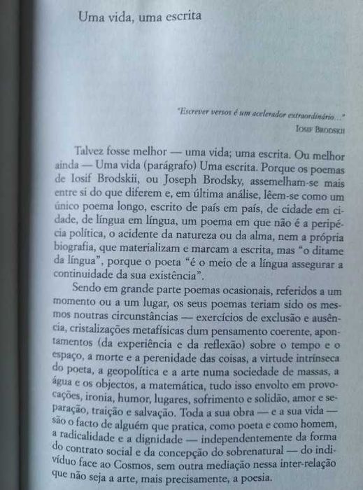 Paisagem com Inundação - Joseph Brodsky