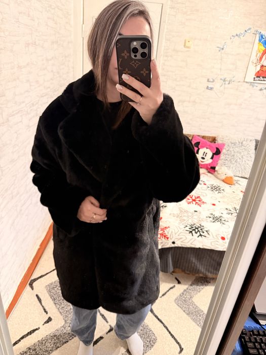 Еко шубка зі штучного хутра