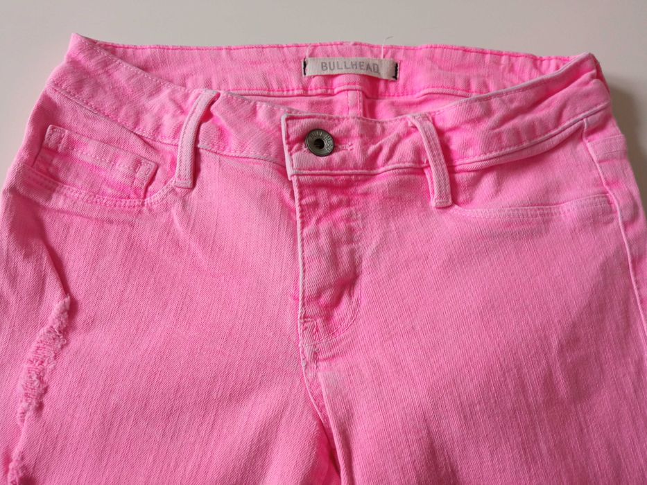 Bullhead młodzieżowe spodnie jeans r 170 elastyczne