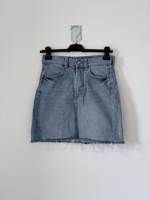 jeansowa spódnica mini h&m