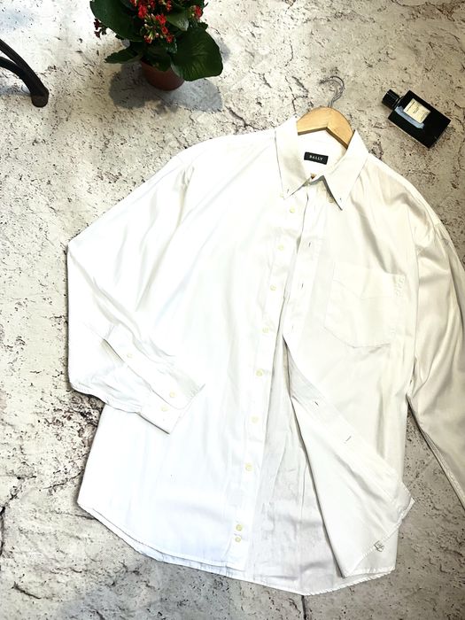 Білосніжна сорочка Bally XXL New brioni zegna hugo armani zilleri