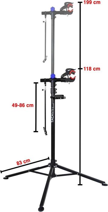 Tacabike Stojak rowerowy, czarny, 117 x 25 x 16,5 cm