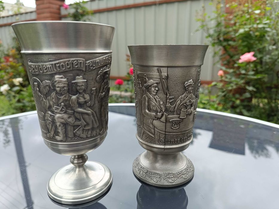 Бокалы Стаканы Германия Олово