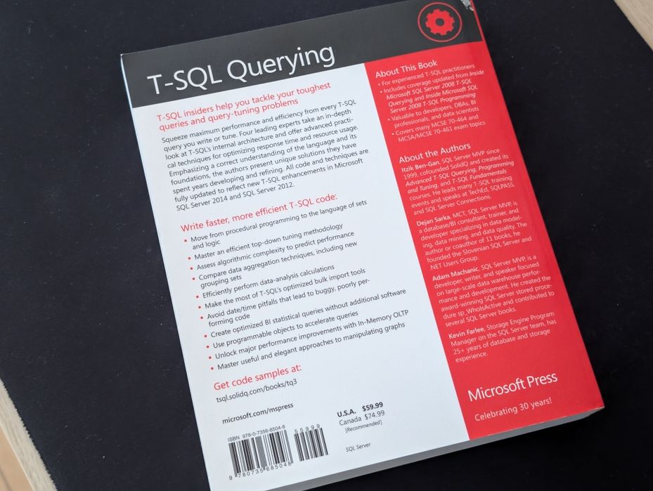 T-SQL Querying by Microsoft Press (Como Novo)