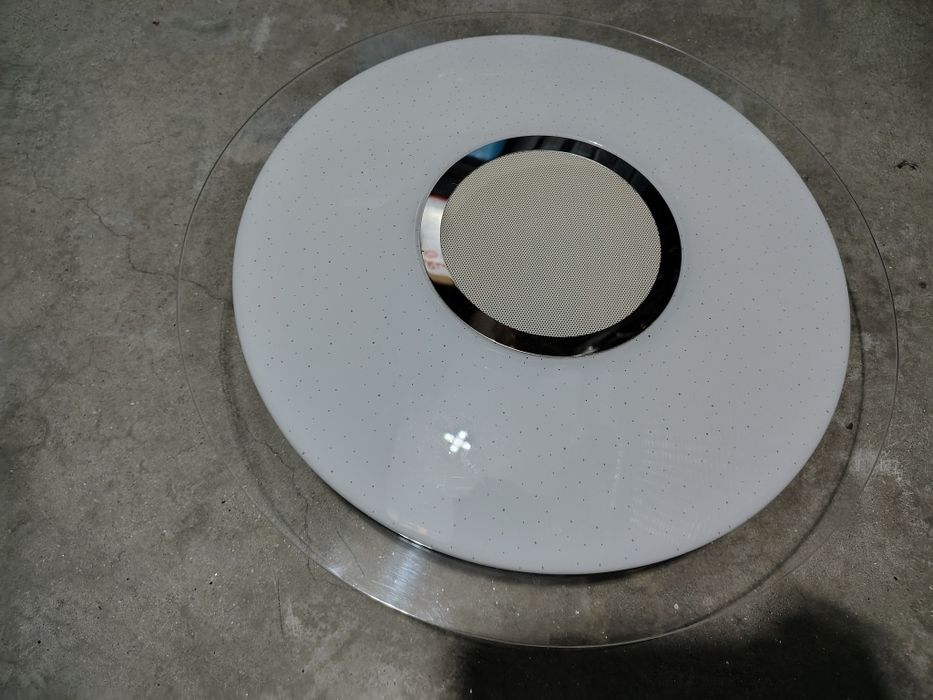 Plafon teto led  com musica e comando para peças