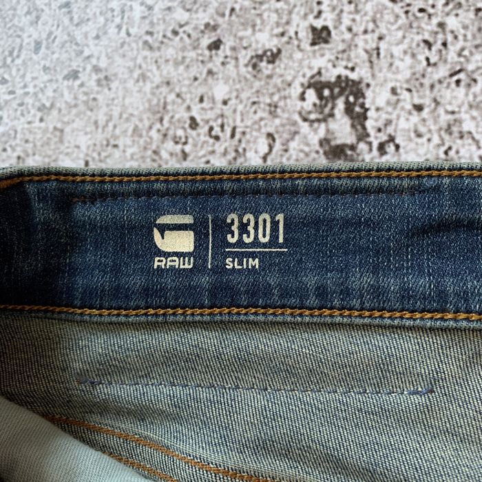 G-star raw джинси 3301 slim tapered y2k drip