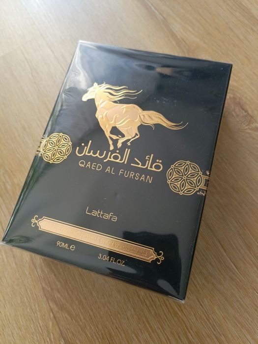 Nowe zafoliowane Arabskie perfumy Qaed Al Fursan Lattafa 90ml EDP