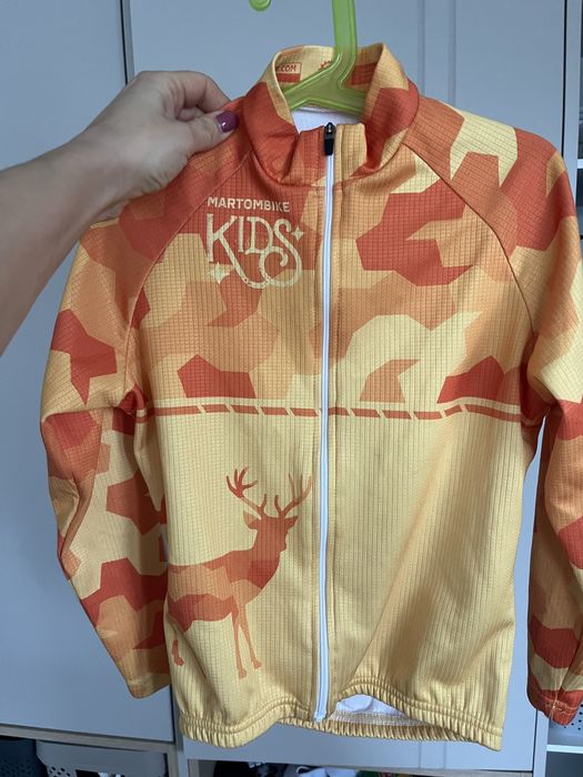 Bluza kolarska dziecięca 128 martombike