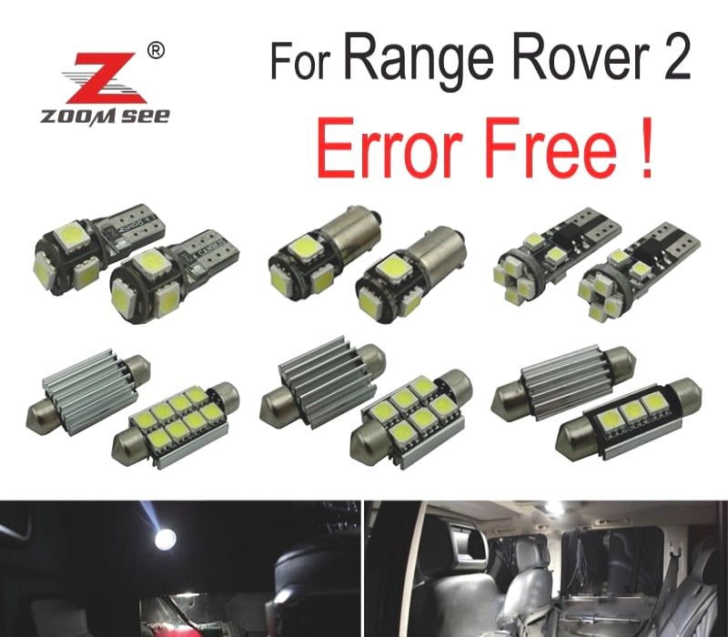 KIT COMPLETO 18 LAMPADAS LED INTERIOR LAND ROVER 2 95-01