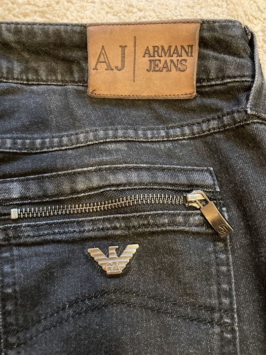 Czarne jeansy Armani XS