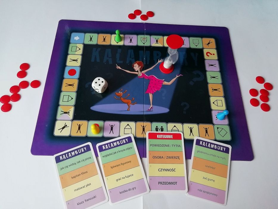 Kalambury, gra planszowa, Alexander, komplet