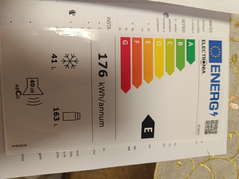 Frigorífico Electronia em Garantia